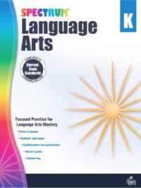 [Sách] Spectrum Grade K - LANGUAGE ARTS  (có kèm đáp án) – Sách giấy gáy xoắn