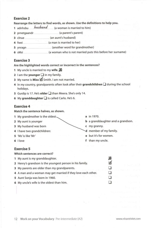 [Sách] Collins Work on your Vocabulary A2 Pre-intermediate Hundreds of ...