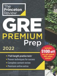 [Sách] Princeton Review GRE Premium Prep, 2022 by The Princeton Review 7 full-length practice tests - Sách giấy gáy xoắn