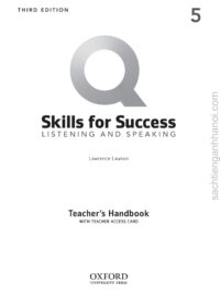 [Sách] Q:Skills for Success Level 5 Listening and Speaking Teacher's Handbook (Third Edition) – Sách giấy gáy xoắn