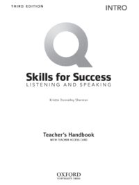 [Sách] Q:Skills for Success INTRO Listening and Speaking Teacher's Handbook (Third Edition) – Sách giấy gáy xoắn