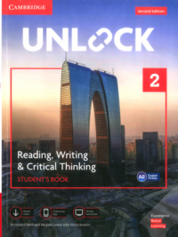 [Sách] Cambridge UNLOCK Level 2 SECOND EDITION Reading Writing Critical Thinking - Sách giấy gáy xoắn