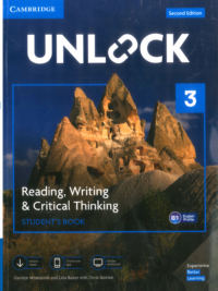 [Sách] Cambridge UNLOCK Level 3 SECOND EDITION Reading Writing Critical Thinking - Sách giấy gáy xoắn