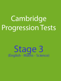 [Sách] Cambridge Primary Progression Tests STAGE 3 (English - Mathematics - Science) - Sách giấy gáy xoắn