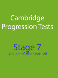 [Sách] Cambridge Primary Progression Tests STAGE 7 (English - Mathematics - Science) - Sách giấy gáy xoắn