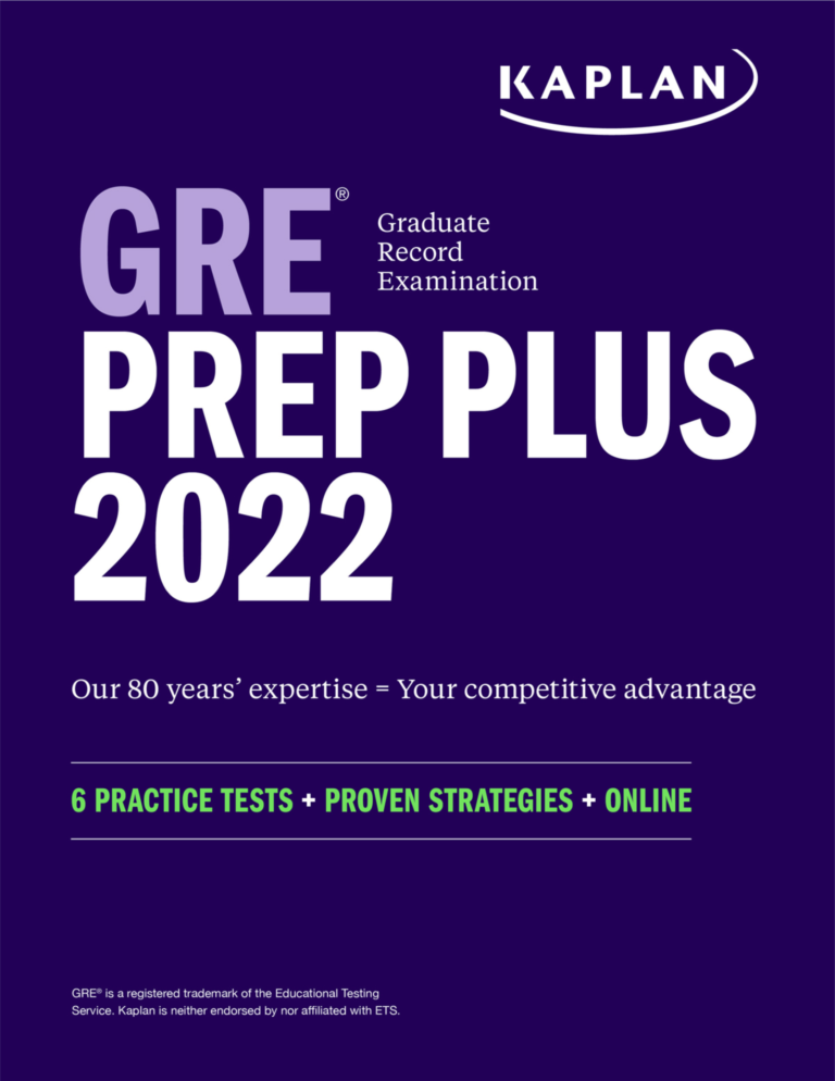 [Sách] GRE Prep Plus 2022 6 Practice Tests + Proven Strategies
