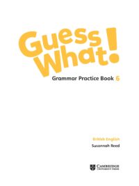 [Sách] Cambridge Guess What! 6 Grammar Practice Book - Sách giấy gáy xoắn