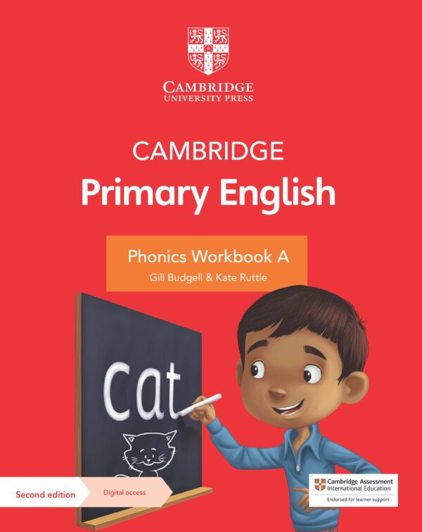 [Sách] Cambridge Primary English Phonics Workbook A (Second Edition 2021) 68 trang - Sách giấy gáy xoắn