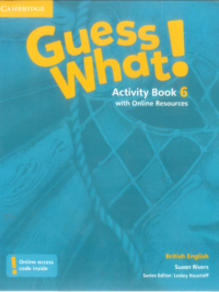 [Sách] Cambridge Guess What! 6 Activity Book (1st Edition - British English) - Sách giấy gáy xoắn