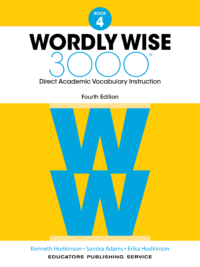 [Sách] Wordly Wise 3000 Book 4 (4th edition) - Sách giấy gáy xoắn