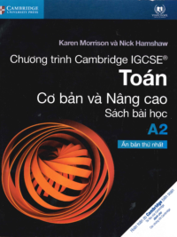 [DOWNLOAD PDF][Lớp 9-10] Chương trình Cambridge IGCSE Toán Cơ bản và Nâng cao A2 - Sách bài học CÓ KÈM ĐÁP ÁN [1]