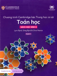 [DOWNLOAD PDF][Lớp 7] Chương trình Cambridge bậc Trung học - TOÁN HỌC - Sách học sinh 8 - Quyển 1 [1]