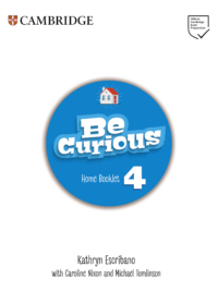 [Sách] Cambridge Be Curious level 4 Home Booklet with answer key- Sách giấy gáy xoắn