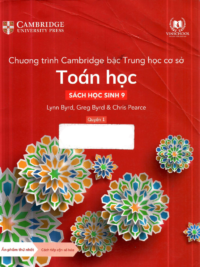 [DOWNLOAD PDF][Lớp 8] Chương trình Cambridge bậc Trung học - TOÁN HỌC - Sách học sinh 9 - Quyển 1 [1]