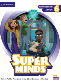 [Sách] Cambridge Super Minds (2nd edition) Level 6 Workbook (2022) - Sách giấy gáy xoắn