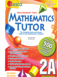 [Sách] Casco Mathematics Tutor Secondary 2A (có đáp án)- Sách toán Singapore cấp 2 - Sách giấy gáy xoắn