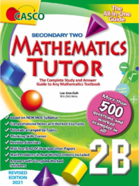 [Sách] Casco Mathematics Tutor Secondary 2B (có đáp án)- Sách toán Singapore cấp 2 - Sách giấy gáy xoắn