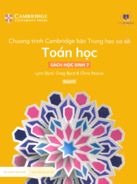 [DOWNLOAD PDF][Lớp 6] Chương trình Cambridge bậc Trung học - TOÁN HỌC - Sách học sinh 7- Quyển 2 [1]