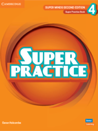 [Sách] Cambridge Super Minds (2nd edition) Level 4 Super Practice Book with Answer key - Sách giấy gáy xoắn