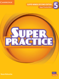 [Sách] Cambridge Super Minds (2nd edition) Level 5 Super Practice Book with Answer key - Sách giấy gáy xoắn