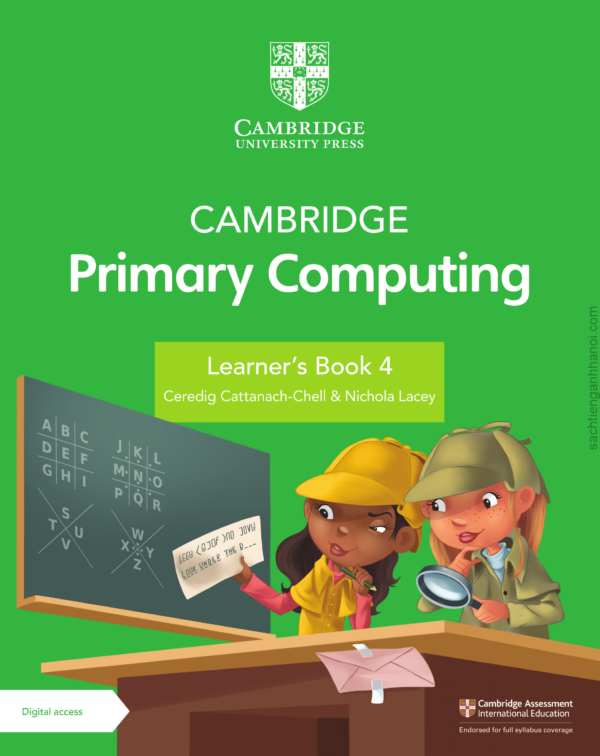 [Sách] Cambridge Primary Computing Learner's Book 4 (2023) - Sách giấy gáy xoắn