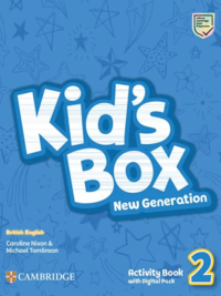 [Sách] Kid's Box New Generation Level 2 Activity Book (2023 British English ) - Sách giấy gáy xoắn