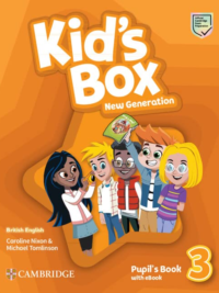 [Sách] Kid's Box New Generation Level 3 Pupil's Book (2023 British English ) - Sách giấy gáy xoắn