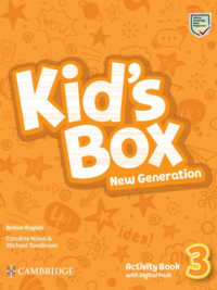 [Sách] Kid's Box New Generation Level 3 Activity Book (2023 British English ) - Sách giấy gáy xoắn