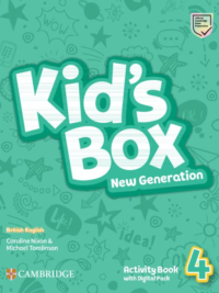 [Sách] Kid's Box New Generation Level 4 Activity Book (2023 British English ) - Sách giấy gáy xoắn