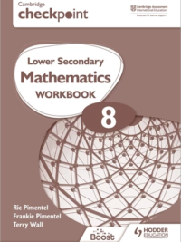 [Sách] Hodder Cambridge Checkpoint Lower Secondary Mathematics Stage 8 Workbook (Third Edition) - Sách giấy gáy xoắn