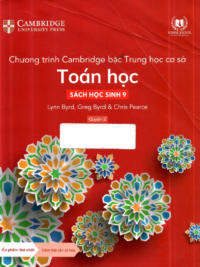 [DOWNLOAD PDF][Lớp 8] Chương trình Cambridge bậc Trung học - TOÁN HỌC - Sách học sinh 9 - Quyển 2 [1]