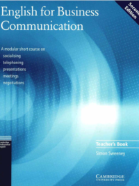 [Sách] English for Business Communication TEACHER'S BOOK : A modular short course (2nd Edition 2003) - Sách giấy gáy xoắn