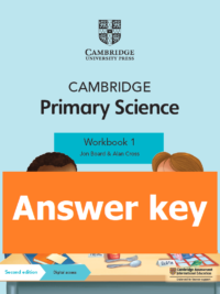 [TẢI VỀ] Cambridge Stage 1 Science : Learner's Book and Workbook answer key - Đáp án Sách học sinh và Sách bài tập (Second Edition ) [1]