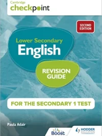 [Sách] Hodder Cambridge Checkpoint Lower Secondary English Revision Guide for the Secondary 1 Test 2nd edition 2023 - Sách giấy gáy xoắn