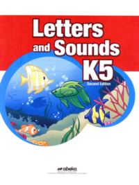 [Sách] Abeka K5 : Letters and Sounds - Abeka K5 Second Edition  - Sách giấy gáy xoắn