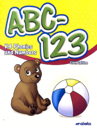 [Sách] Abeka K4 : ABC-123 K4 Phonics and Numbers 5th Edition - Sách giấy gáy xoắn