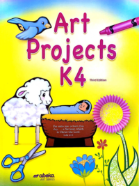 [Sách] Abeka K4 : Art Projects K4 - Abeka Grade K4 3rd Edition Art Series  - Sách giấy gáy xoắn