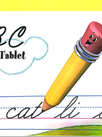 [Sách] Abeka K4 : Cursive ABC writing tablet FULL - Sách giấy gáy xoắn