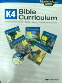 [Sách] Abeka K4 : K4 Bible Curriculum Homeschool Edition Abeka Book - Sách giấy gáy xoắn