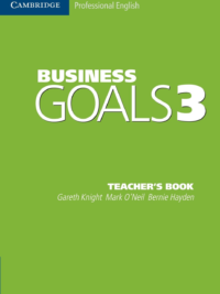 [Sách] Cambridge Professional English Business Goals 3 Teacher's Book - Sách giấy gáy xoắn