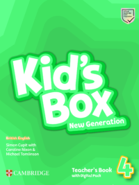 [Sách] Kid's Box New Generation Level 4 Teacher's Book (2023 British English ) - Sách giấy gáy xoắn