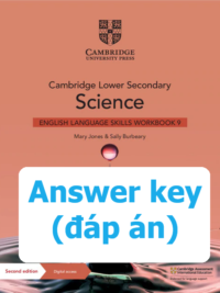 [TẢI VỀ] Cambridge Stage 9 Science : (answer key) Đáp án sách English Language Skills (Second Edition )[1]