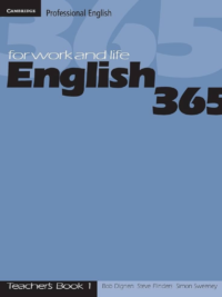 [Sách] Cambridge English365 For Work and Life level 1 Teacher's Book - Sách giấy gáy xoắn