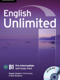 [Sách] Cambridge English Unlimited B1 Pre-Intermediate Self-Study Pack (Workbook) – Sách giấy gáy xoắn