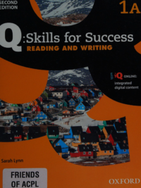 [Sách] Q:Skills for Success 1A Reading and Writing (Second Edition) - Sách giấy gáy xoắn