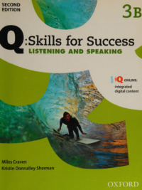 [Sách] Q:Skills for Success 3B Listening and Speaking (Second Edition) - Sách giấy gáy xoắn