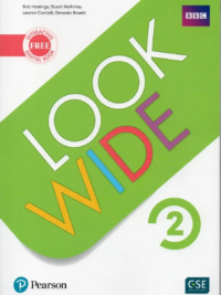 [Sách] Pearson Look Wide Level 2 Student Book and Workbook - Sách giấy gáy xoắn