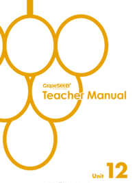 [Sách] GrapeSEED Unit 12 TEACHER'S MANUAL - Sách giấy gáy xoắn