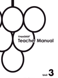 [Sách] GrapeSEED Unit 3 TEACHER'S MANUAL - Sách giấy gáy xoắn