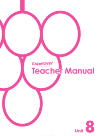 [Sách] GrapeSEED Unit 8 TEACHER'S MANUAL - Sách giấy gáy xoắn